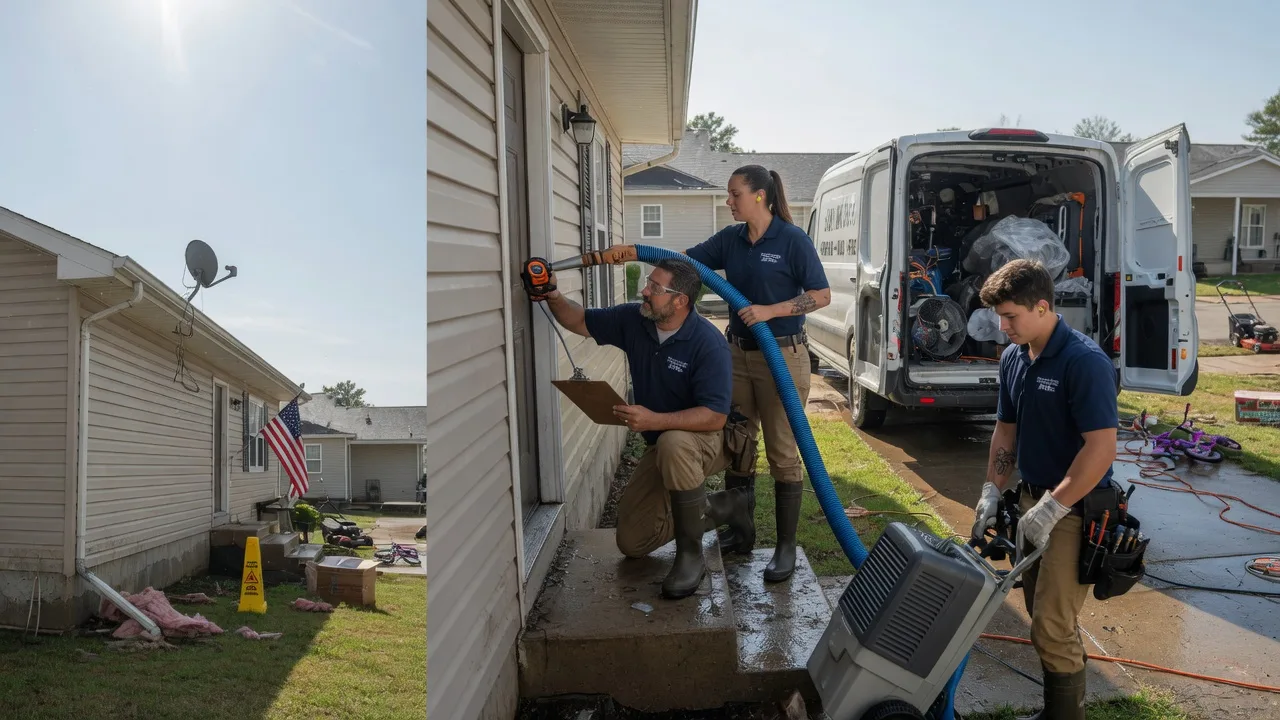 Ceiling Water Damage Restoration in Malvern, IA near me